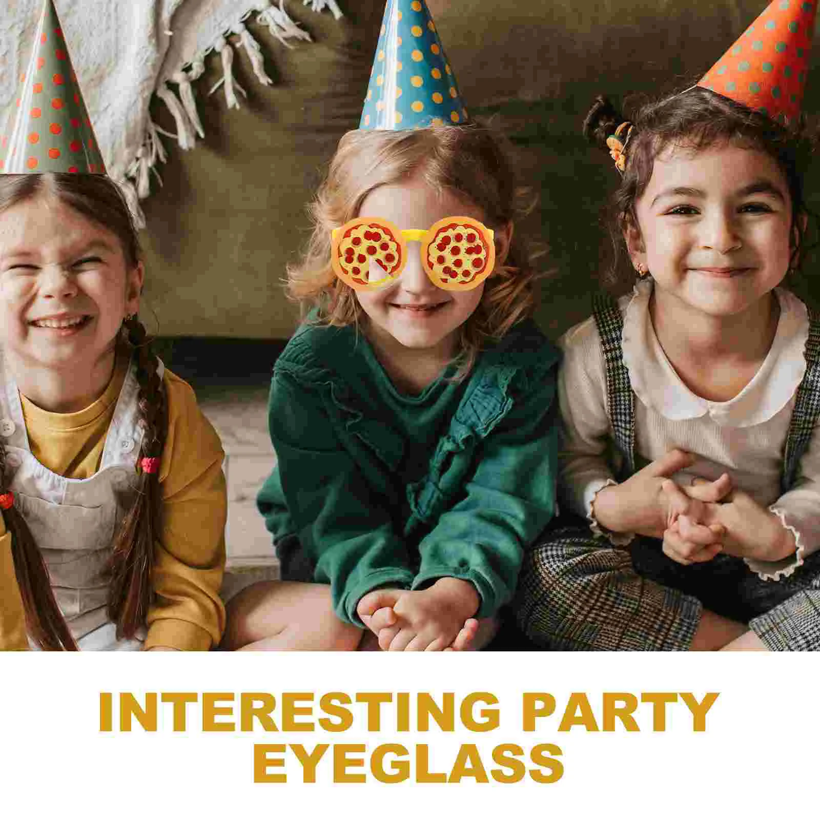 Очки для пиццы нежный реквизит калейдоскоп очки очков забавный фотобудки