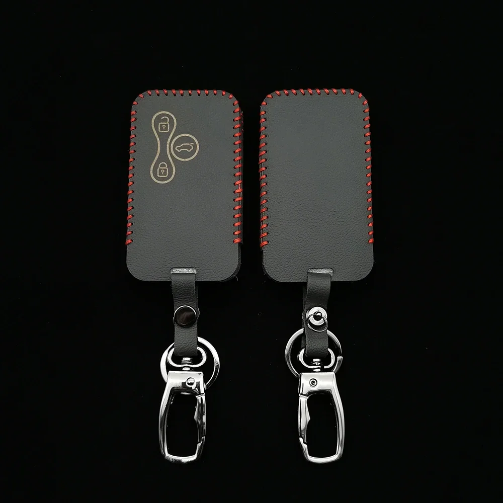Автомобильный смарт-ключ кожаный с дистанционным управлением для Renault Koleos Laguna 2 3