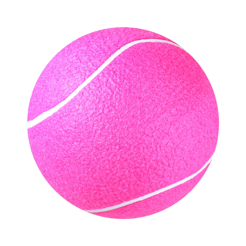 

8-inch Giant Inflatable Tennis Flannel Ball Kids Educational Playing Toys Parents-children Interaction Toys Ball for Home