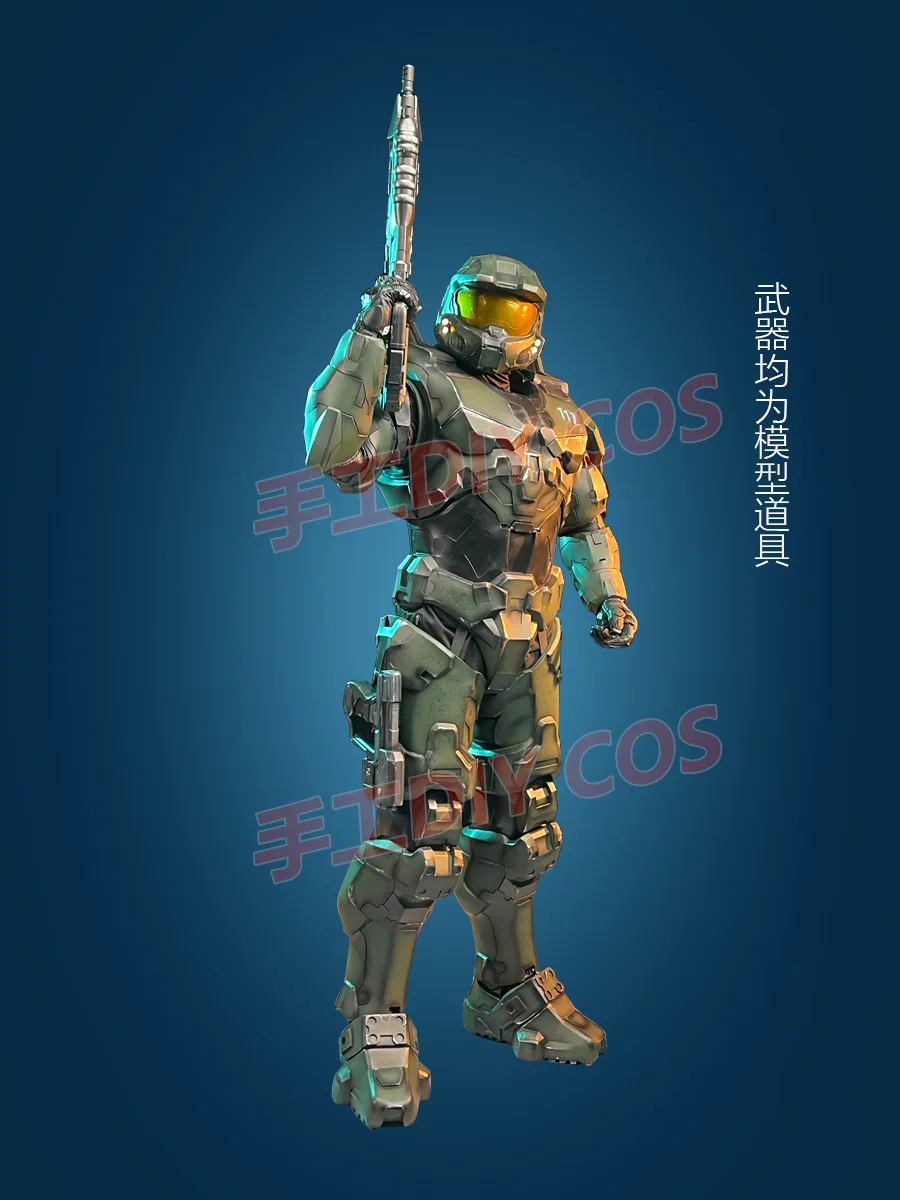 

Cos 1:1 Anime Guardians Master Halo Chief Sergeant Clothing Full Body Real Person Wearable Tailored Handmade Funds Finished Armo
