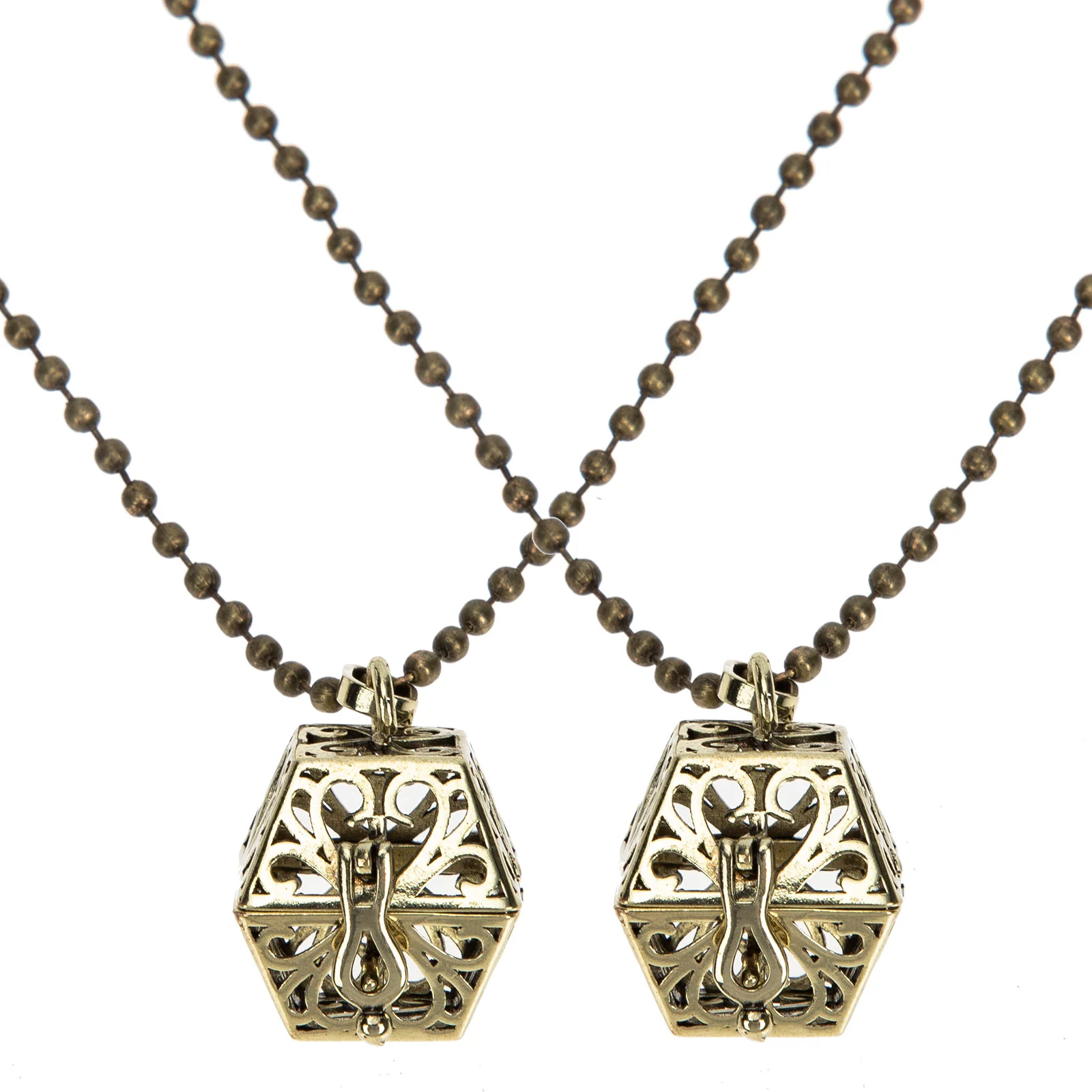 

2pcs Diffuser Necklace Essential Oil Necklaces For Pendant Necklace Chain