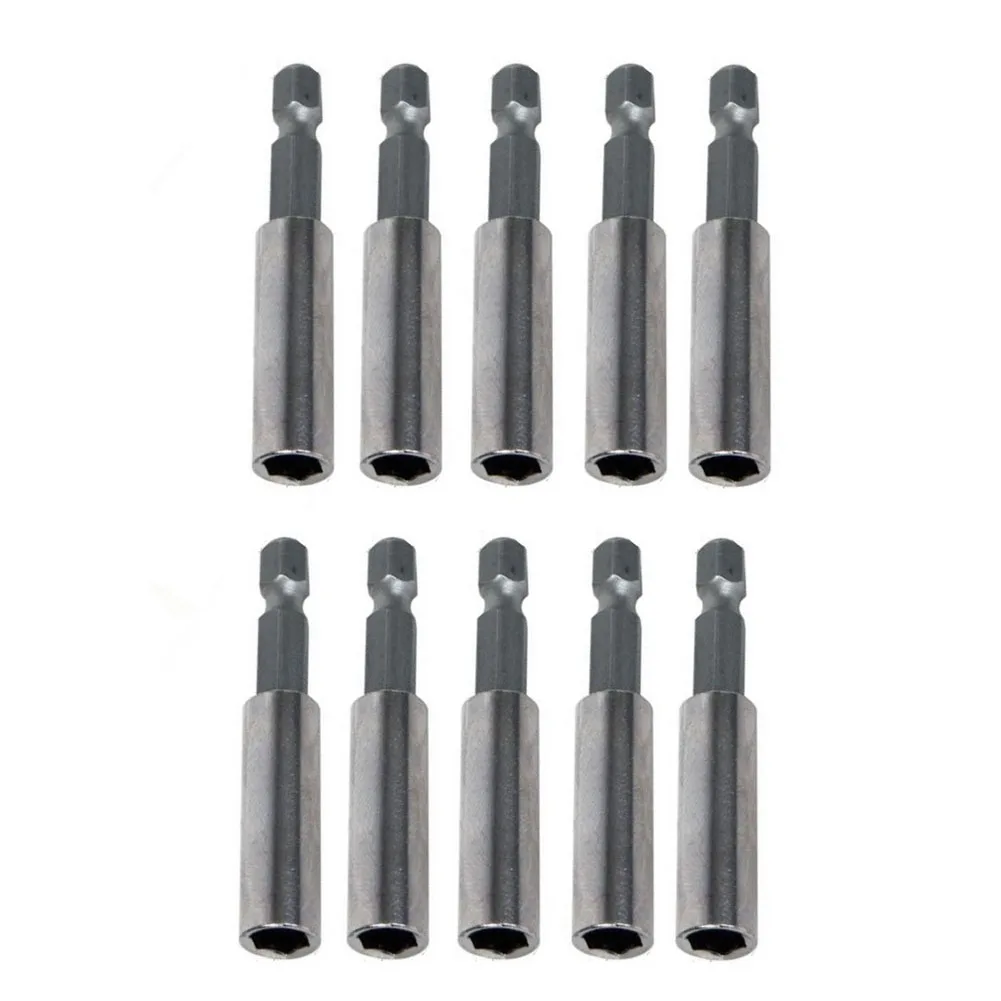 

10pcs 1/4 Inch Shank Long Handle Screwdriver Tip Holder Extension Bar Extensions Hand Tool Socket For Screwdriver