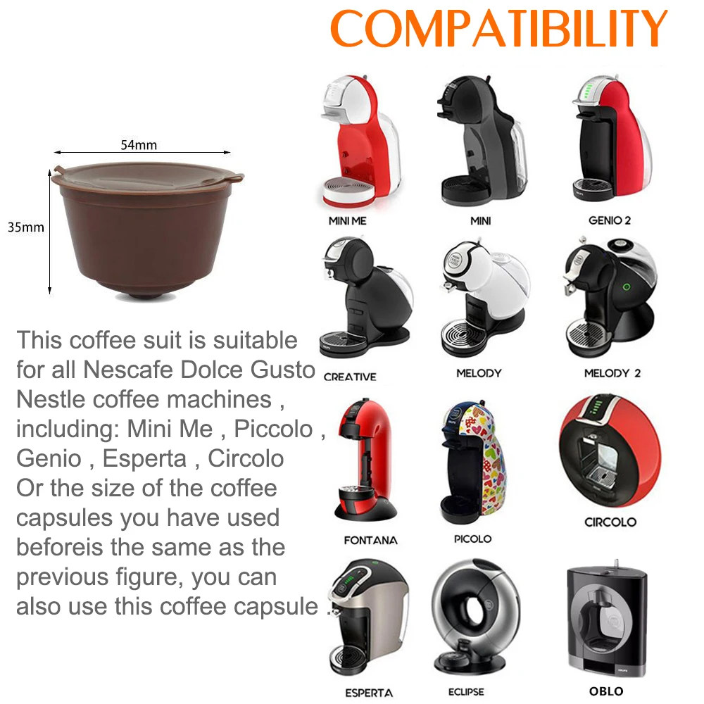 Многоразовые капсулы для кофе Nescafe Dolce Gusto 6/3 шт.