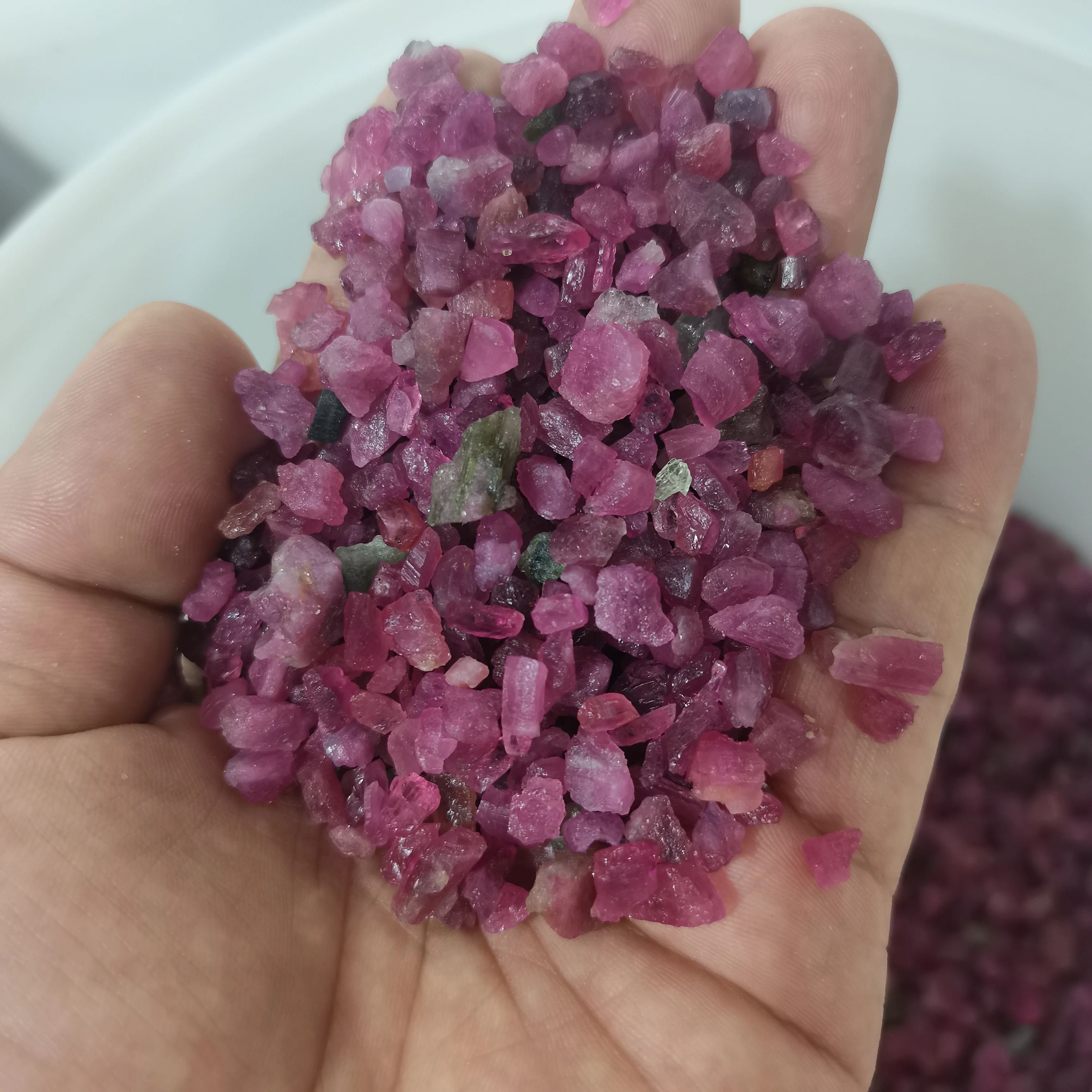 

1500g/Pack Bulk Lot Rare Rough Natural Pink Tourmaline Raw Stone Quartz Crystal Reiki Healing Gemstone Mineral Specimen