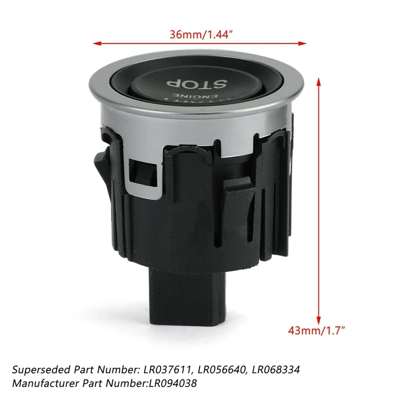 Кнопка Зажигания LR094038 для Land Rover Range Sport Evoque Discovery LR056640 LR068334