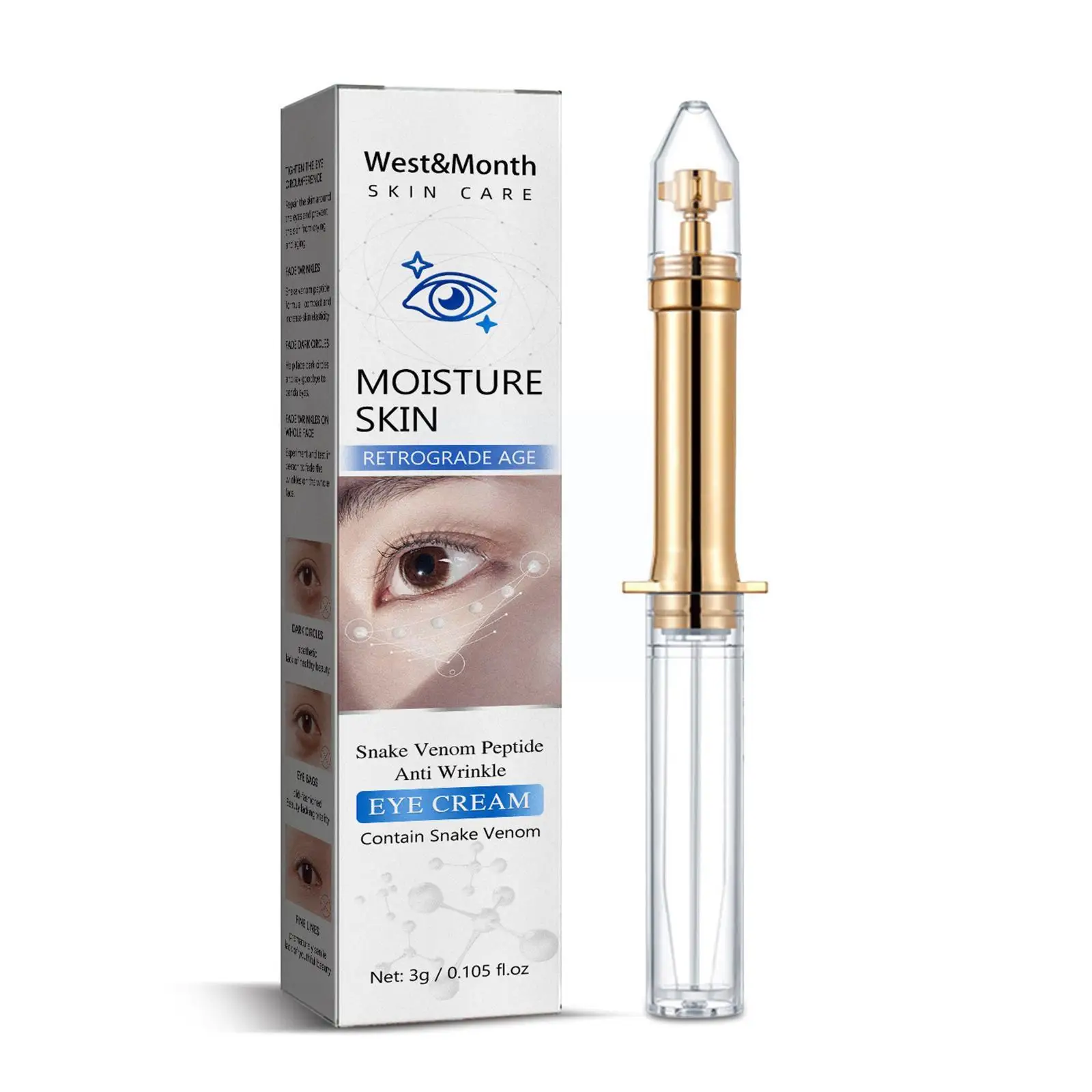 

3g Anti-wrinkle Eye Cream Moisturizing Lighten Dark Removal Girls Women Bags Circles Care Cosmetics Skin Eye M2M7
