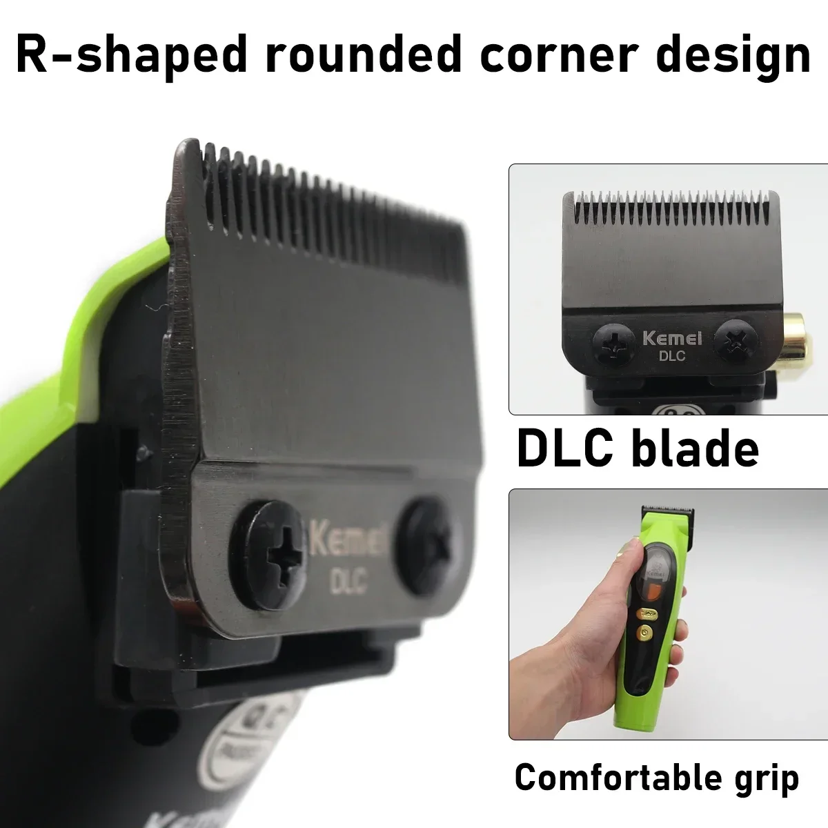 Kemei 2035 Машинка для стрижки волос Парикмахерская Профессиональный беспроводной