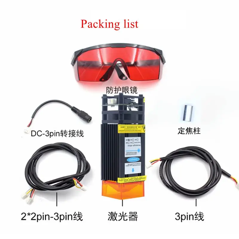 Лазерный Гравировальный 3D-принтер сделай сам для резки и маркировки 445нм 450 нм 60