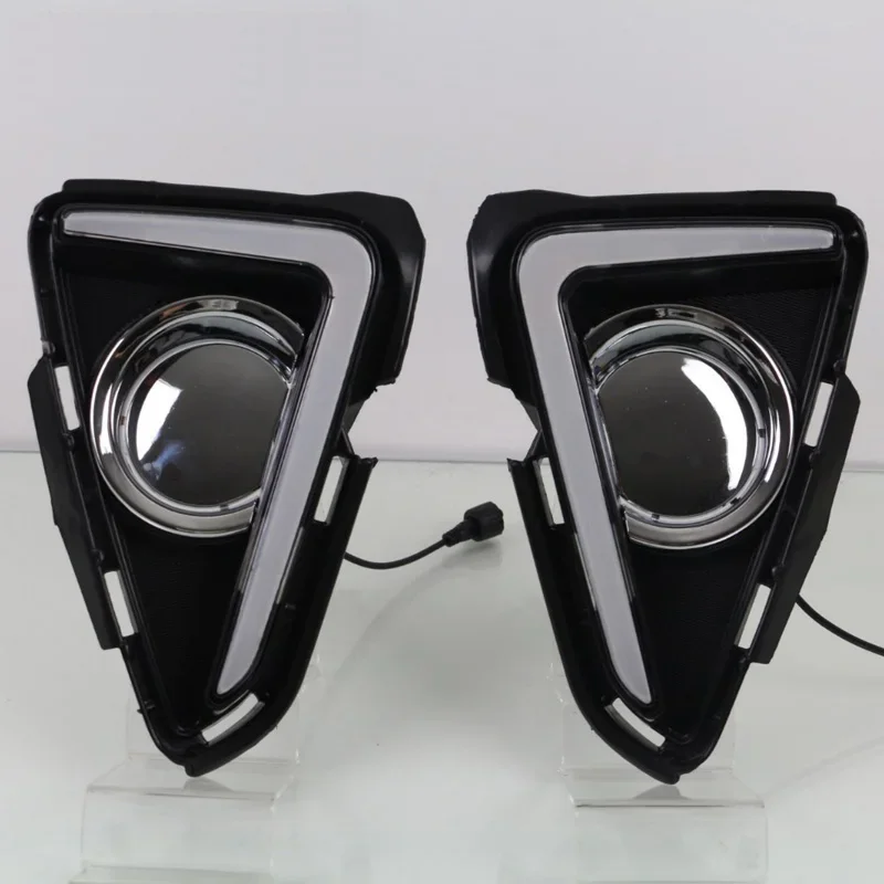 Автомобильный аксессуар светодиодные фары DRL для Toyota RAV4 2016 2017 2018 указатели