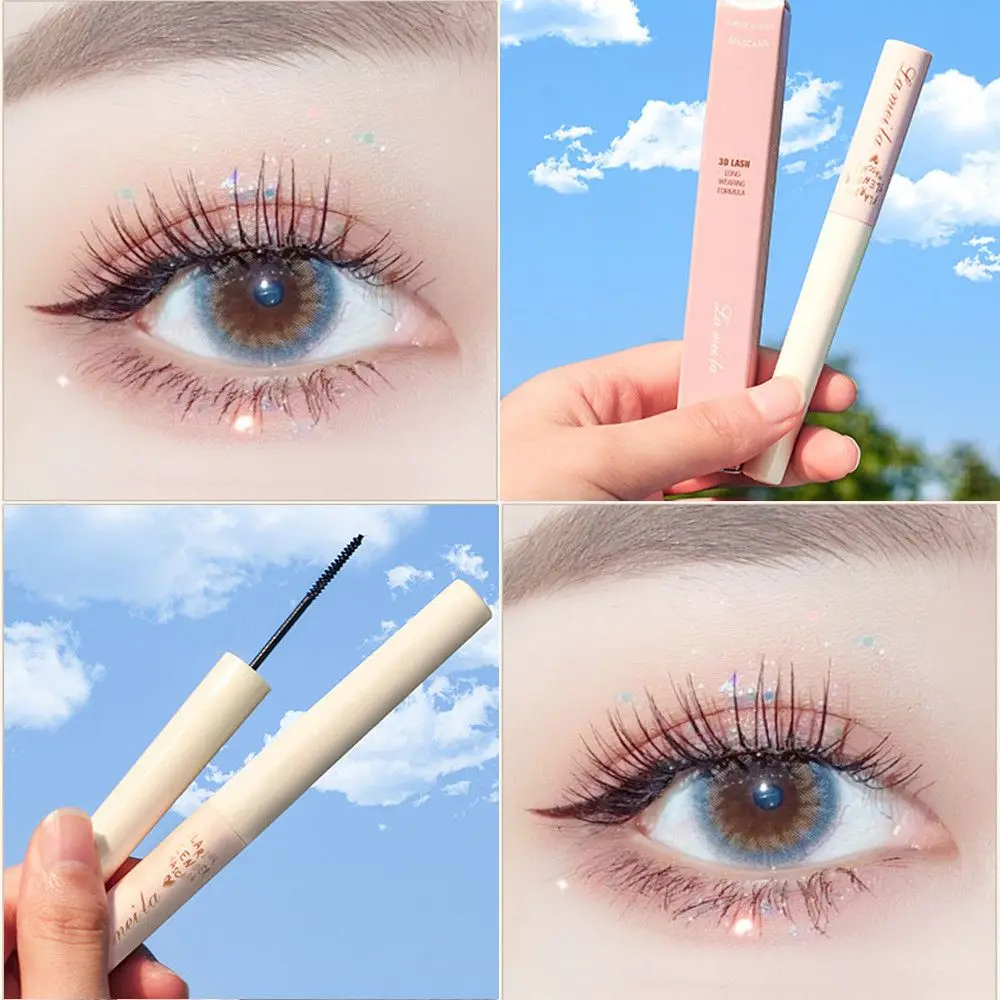 

Long Lasting Volume Extension Curling Eyelash Anti-sweat Small Brush Head Curling Mascara Ultra-fine Slim And Thick