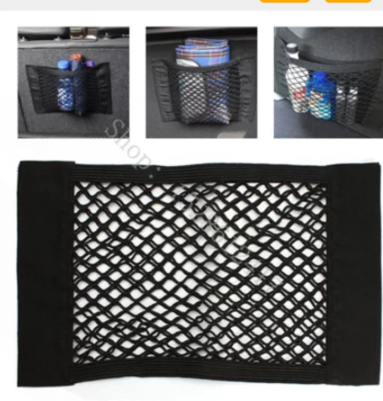 

For Changan Cs35 Eado Car Trunk Seat Back Elastic Storage Net Cargo Organizer Bag Styling Accessories Convenient Storage