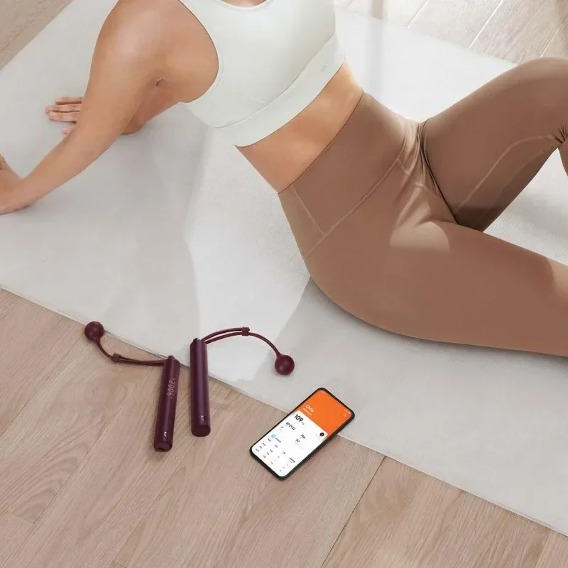 Умный счетчик скакалки Xiaomi Mijia Скакалка с настраиваемым приложением Fit подходит