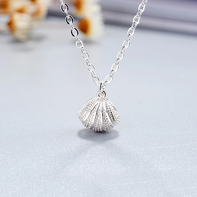 MEETSOFT ожерелье из серебра 925 пробы с жемчужинами и зубчатым кулоном для женщин