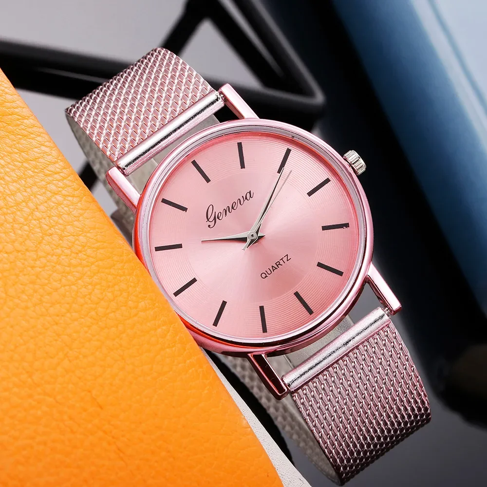 

2023 Luxury Watch For Women Stylish Relogio Quartz Watch Woman's Red Blue Glass Distinguished Relogio Feminino Reloj Mujer
