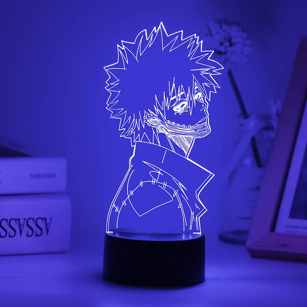

Anime 3D Led Night Light Attack on Titan Lamp Darling In The Franxx For Room Festival Decor Kid Birthday Party Gift Banana Fish