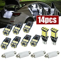 14pcs led interior license light package kit white for chevy silverado 1999 2006 interior parts professional car accessories