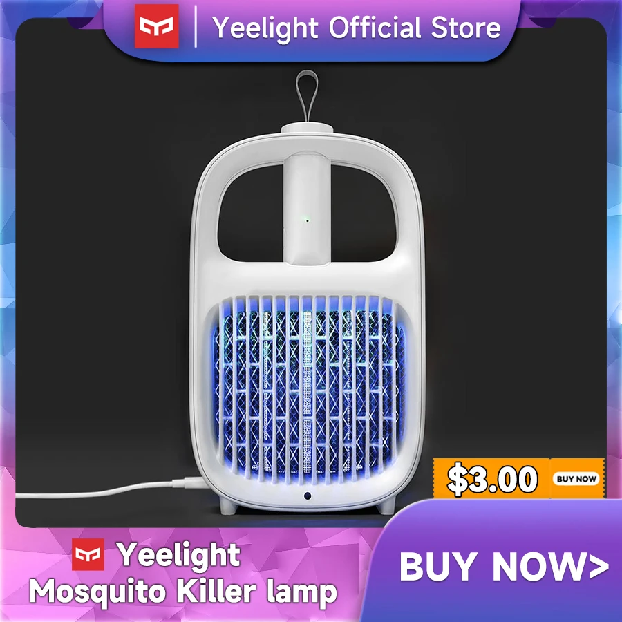 Yeelight Mosquito Killer lamp Atrapa Moscas Lamp Mata Mosquito Electrico Anti Moustique Lamp Non-Radiation Mosquito Repellent