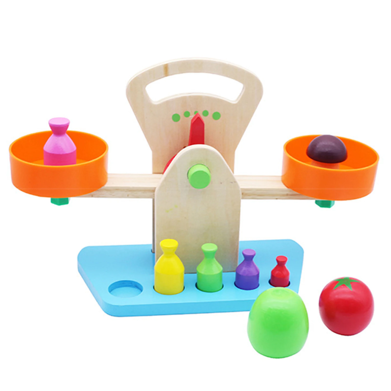 

Весы Детские деревянные развивающие, 1 комплект