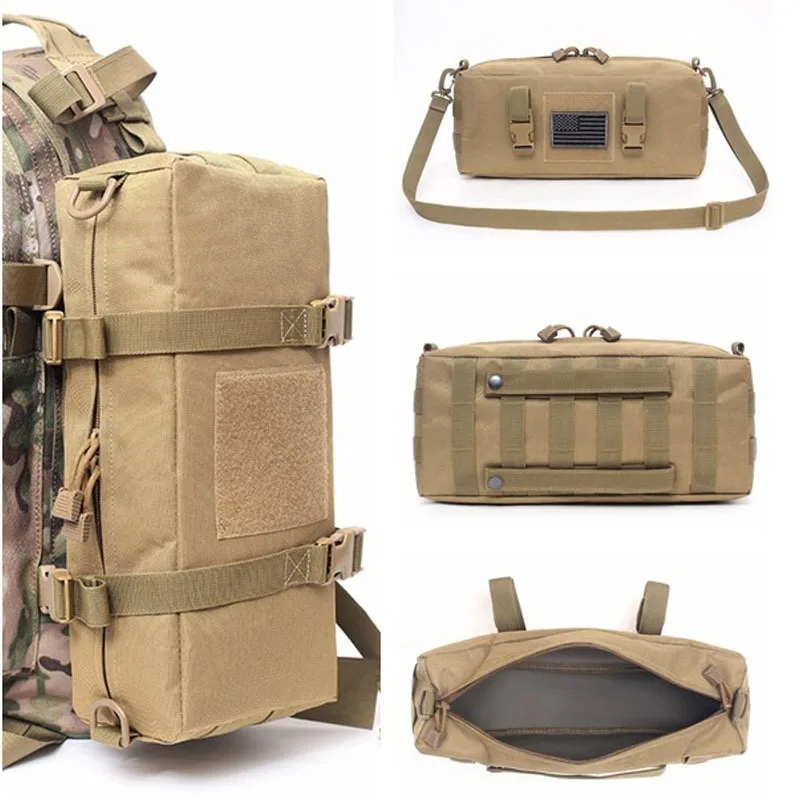 

Military Tactical Backpack Travel Camping Bag Army Accessory Nylon Outdoor Sports Fishing Sling Hiking Hunting Men Molle Pouch