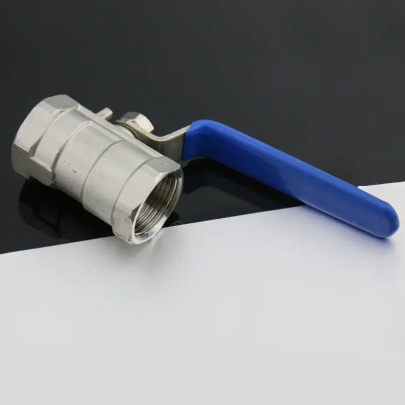 

Шаровой клапан из нержавеющей стали SS304, 1 шт., шаровой клапан 1/4 дюйма, 3/8 дюйма, 1/2 дюйма, 1 дюйм, 1-3/4 дюйма, 1-1/4 дюйма, 1-1/2 дюйма, мама, BSP