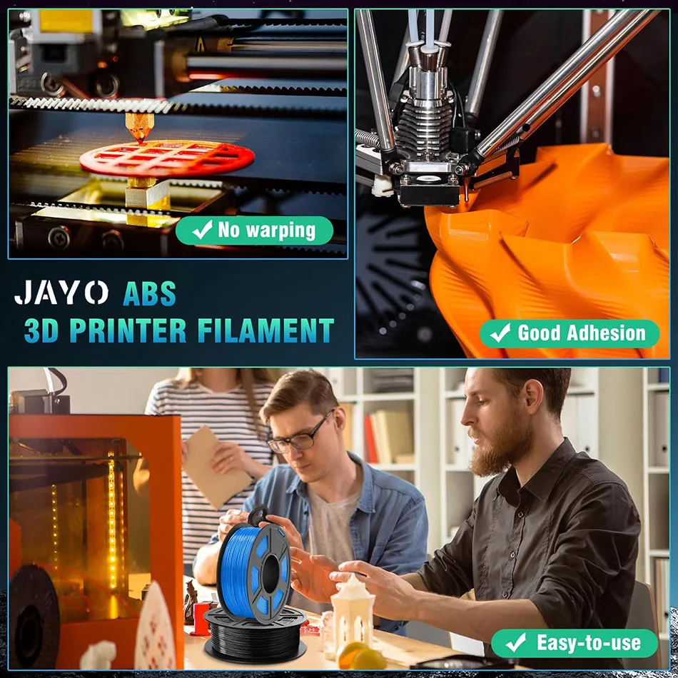 Фото Филамент JAYO 3D PLA/PETG/ABS/Высокоскоростной матовый PETG для 3D-принтеров FDM, 1 рулон, высокопрочные материалы №5