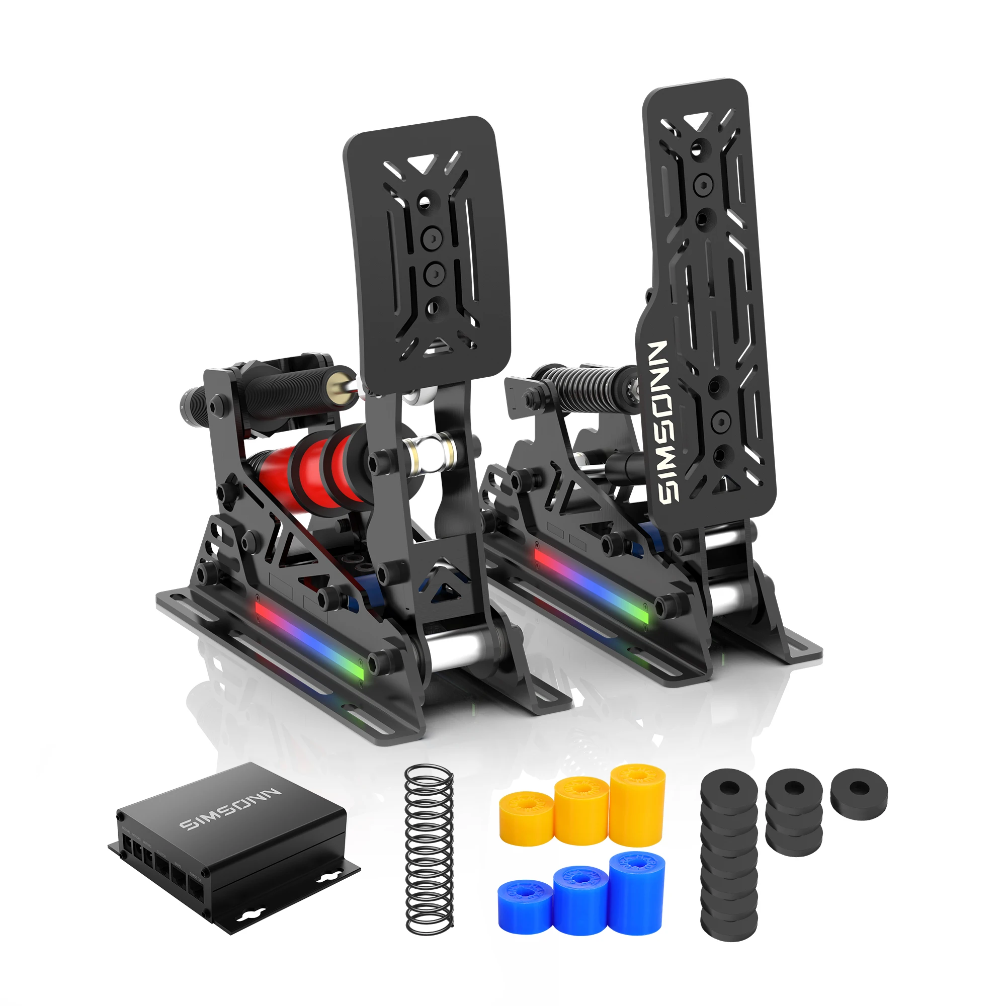 

SIMSONN PRO X Ultra Sim Racing Педали Датчик давления Педаль PC Racing Simulator Педали Поддержка VAM VAM RPO Вибрационный двигатель