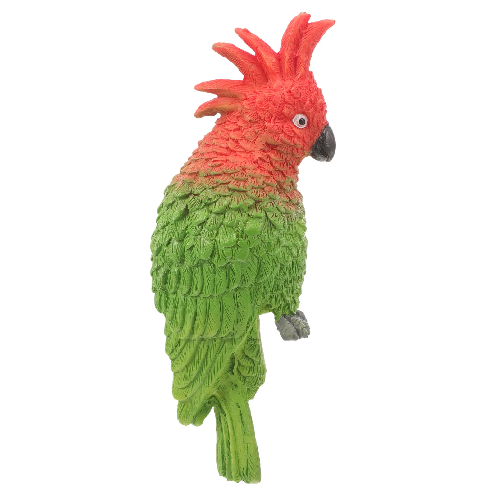 

Fish Tank Landscaping Pendant Garden Tiny Statues Aquarium Parrot Shape Decor Mini Ornaments Animal Miniature Figurines Resin