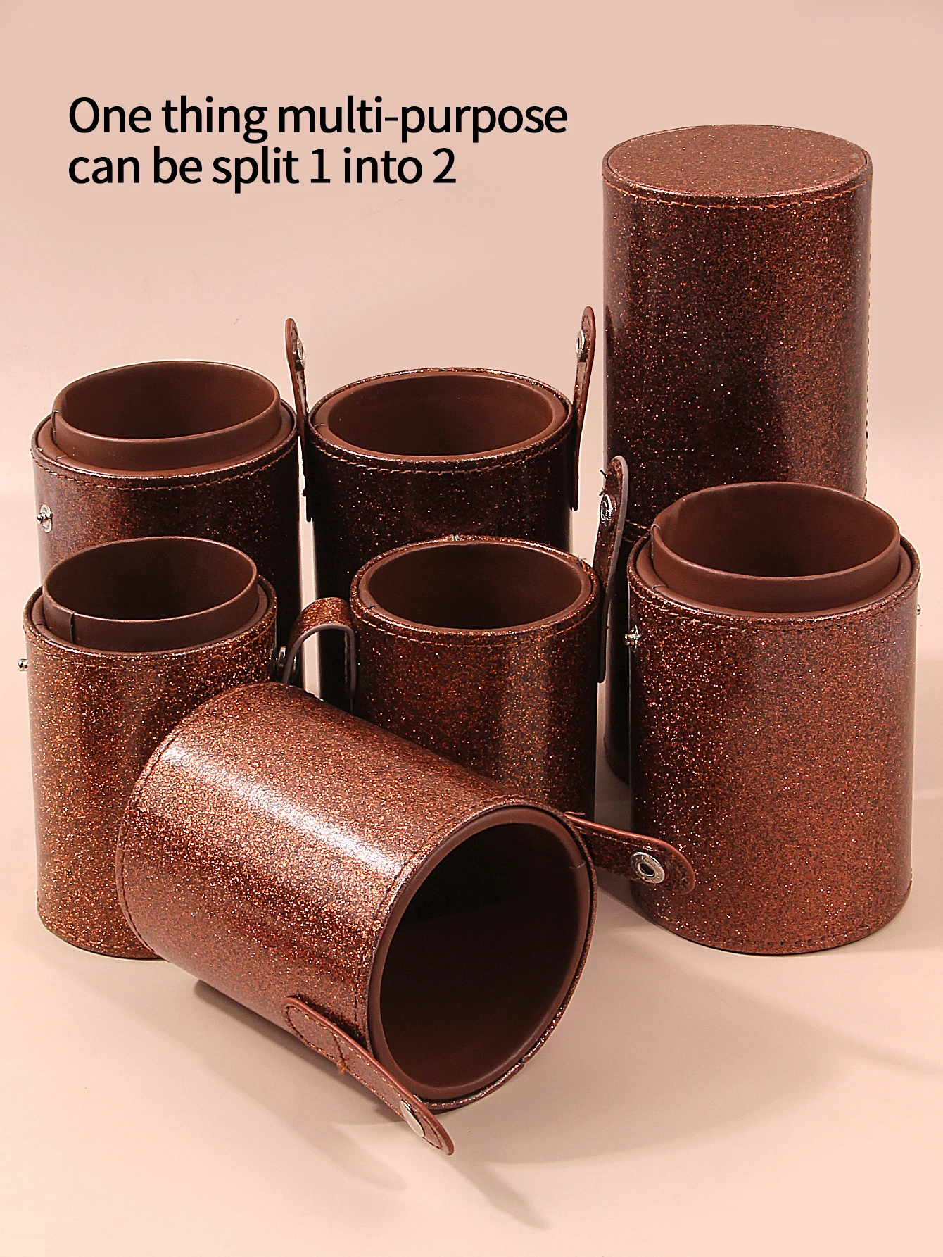 Женский Держатель Для Кистей Макияжа С Водонепроницаемой И Пылезащитной Крышкой