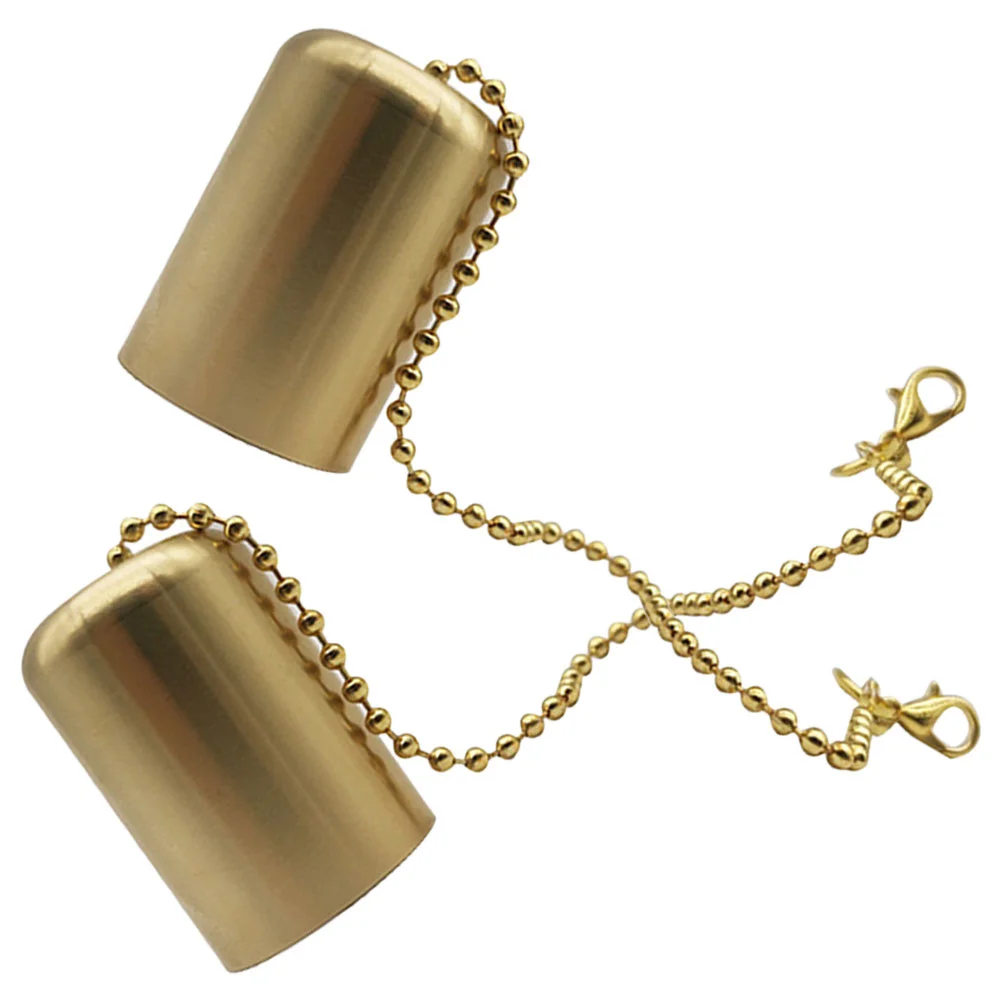 

2pcs Snuffer Covers Oil Light Small Extinguishers Metal Extinguishers Covers