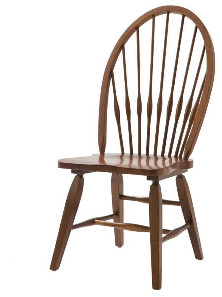 Американский стиль полностью деревянный Виндзорский стул винтажный обеденный