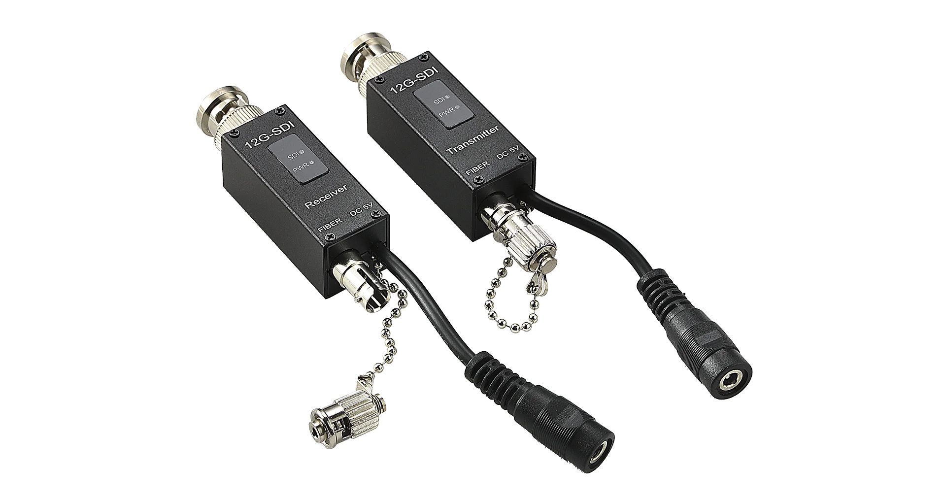 12G-SDI волоконный конвертер с SMF ST Разъем 10 км для прямых и радиостанций