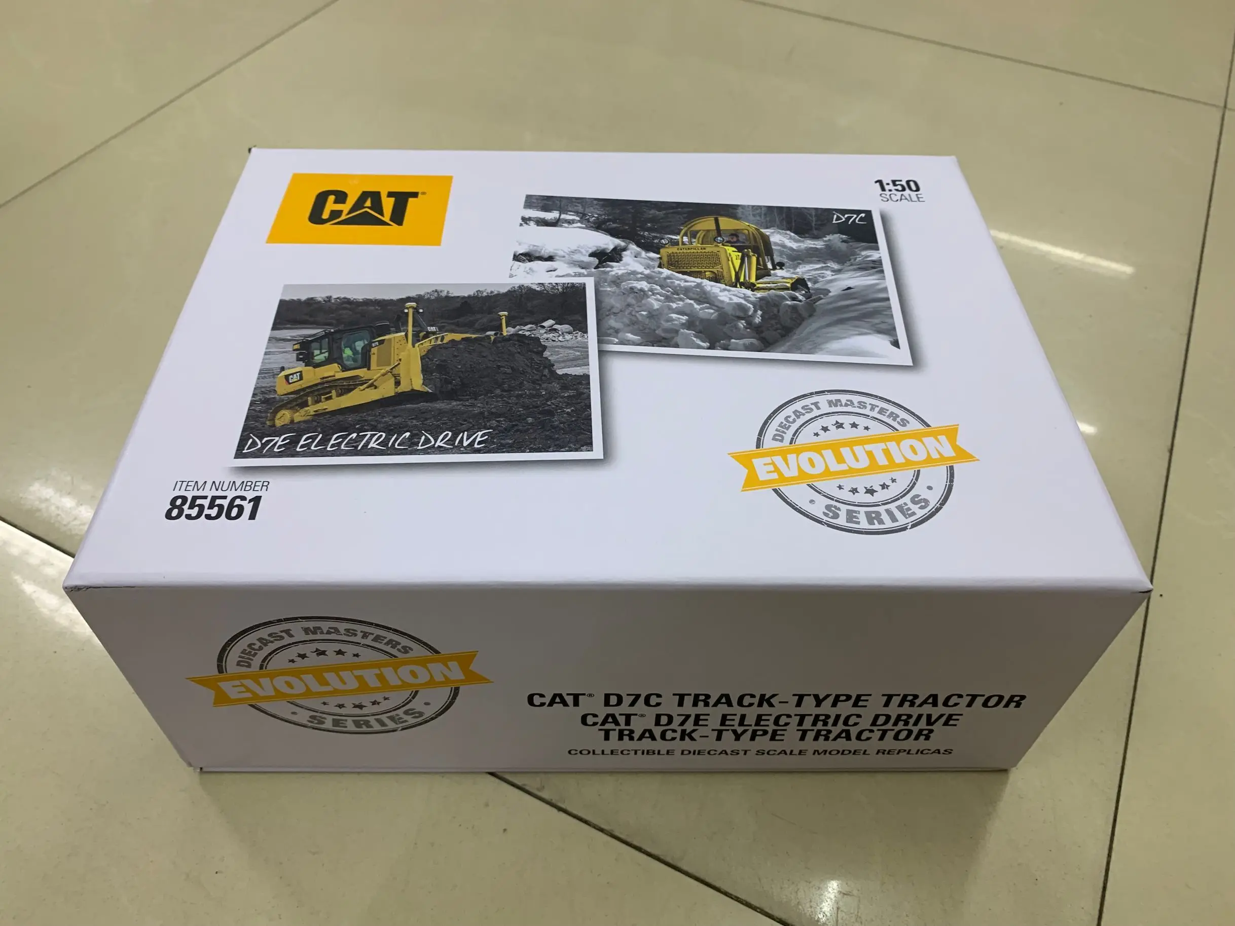 Трактор D7C и трактор D7E набор из 2 предметов металлическая модель в масштабе 1/50 от