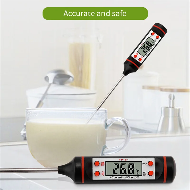 

Kitchen Digital Thermometer BBQ Food Meat Cake Candy Fry Grill Dinning Household Cooking Thermometer Gauge Oven Thermometer Tool