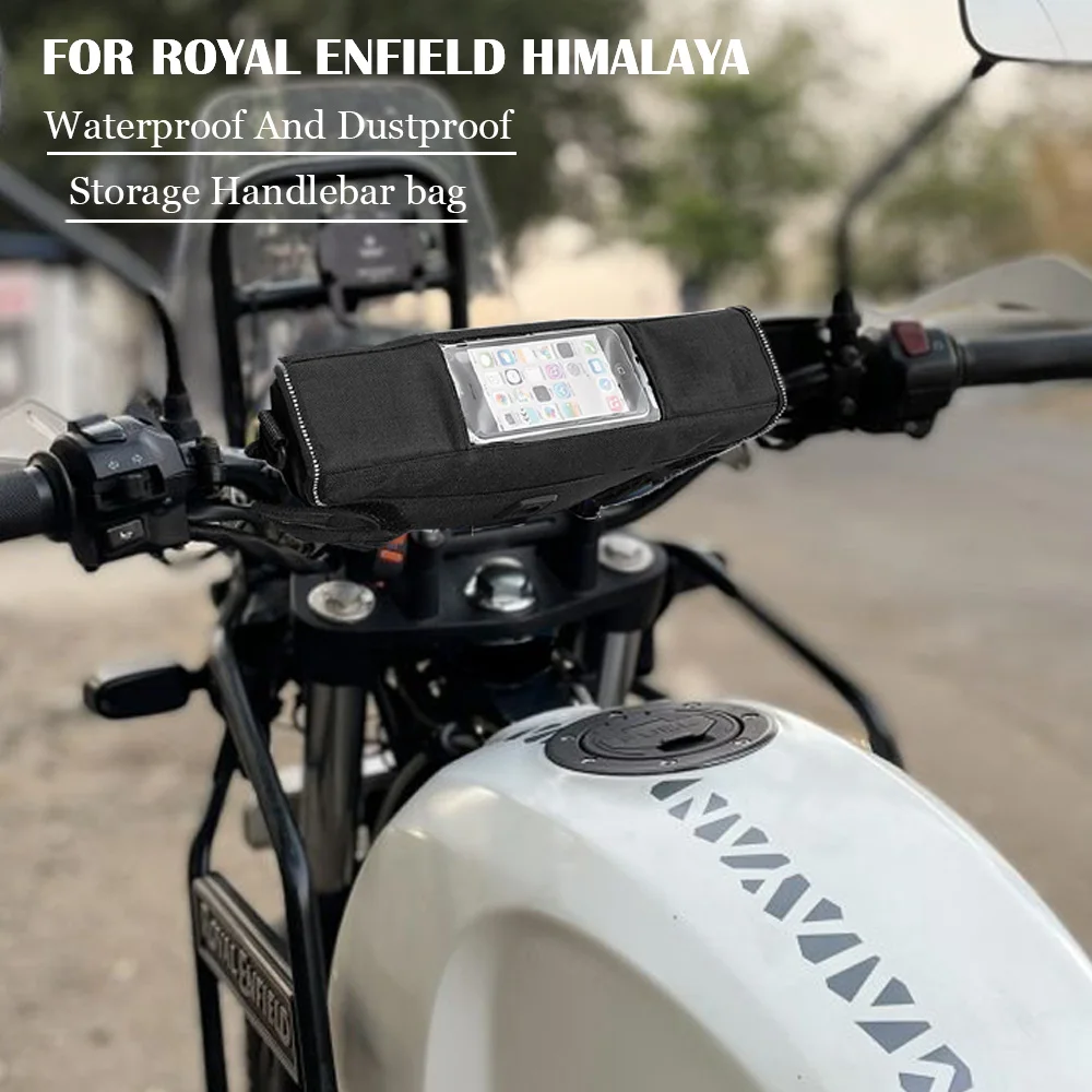 

Motorcycle Waterproof And Dustproof Storage Handlebar bag For Royal Enfield Himalaya NEW