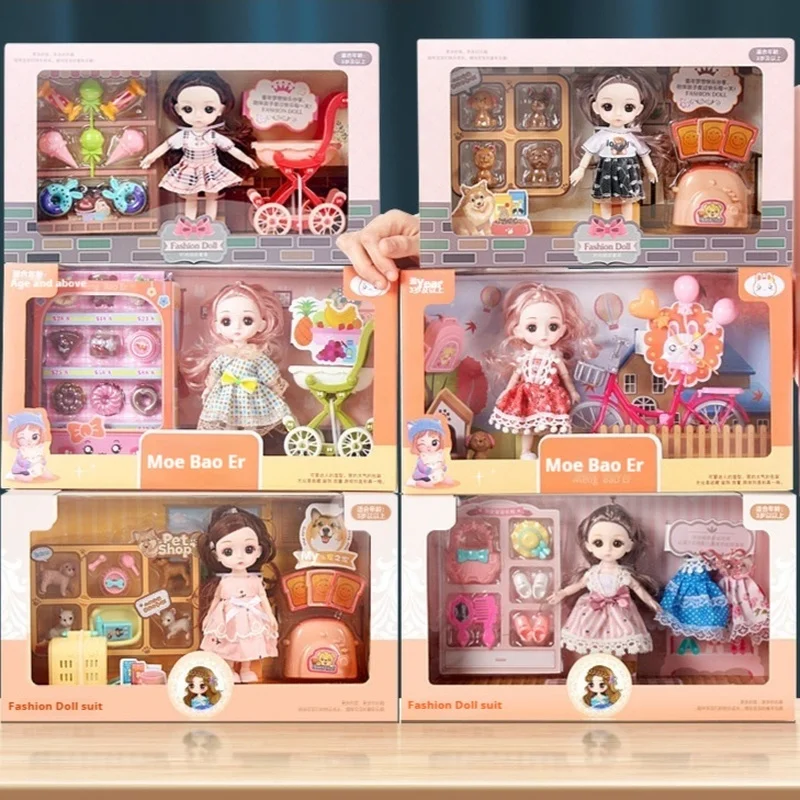 Кавайная аниме искусственная кукла Подарочная коробка детский подарок игровой