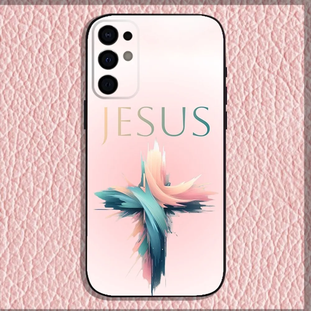 Bible Verse Jesus Christ Christian Phone Case For Samsung S24 S21 S22 S23 S30 Ultra S20 Plus Fe Lite Note 10 9 5G Black Shell