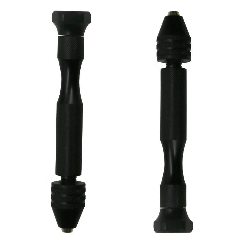 

Twist Drills Bit Mini Micro Aluminium Manual Hand Drill Keyless Chuck 0.3-3.2mm walnut Woodworking Drilling Rotary Tools