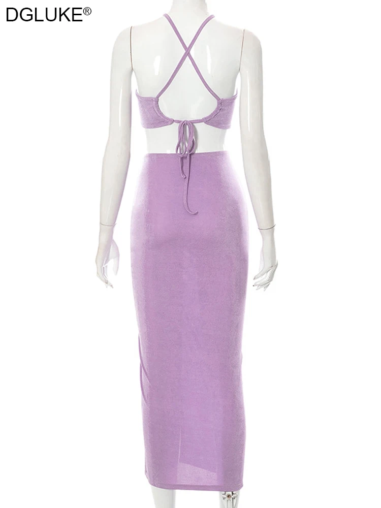 Женский элегантный летний костюм короткий топ и юбка из 2 предметов праздничные