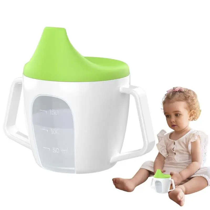 

Sippy Cups Cute Leak Proof Sippy Cup With Handles And Scale Non Spill Sippy Cup For Toddlers With Handle Portable Water Bottle