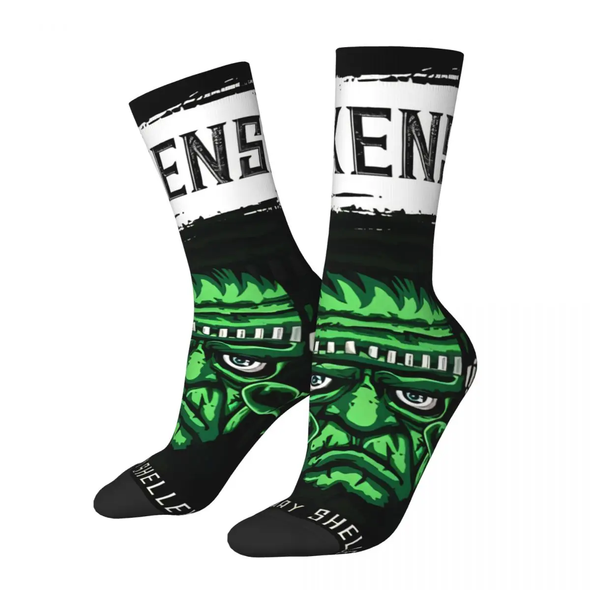 Носки мужские винтажные в уличном стиле с принтом «ужасная пленка»