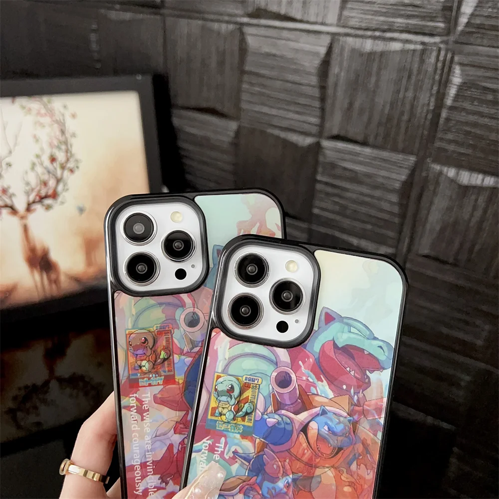 Милый 3D чехол для телефона с изображением покемона харизада бластозы iPhone 16 15 14 13 12