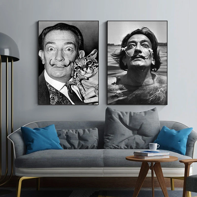 

Modern Art Salvador Dali Pop Art Poster Canvas Painting Wall Art Poster Home Decor for Bedroom Decor