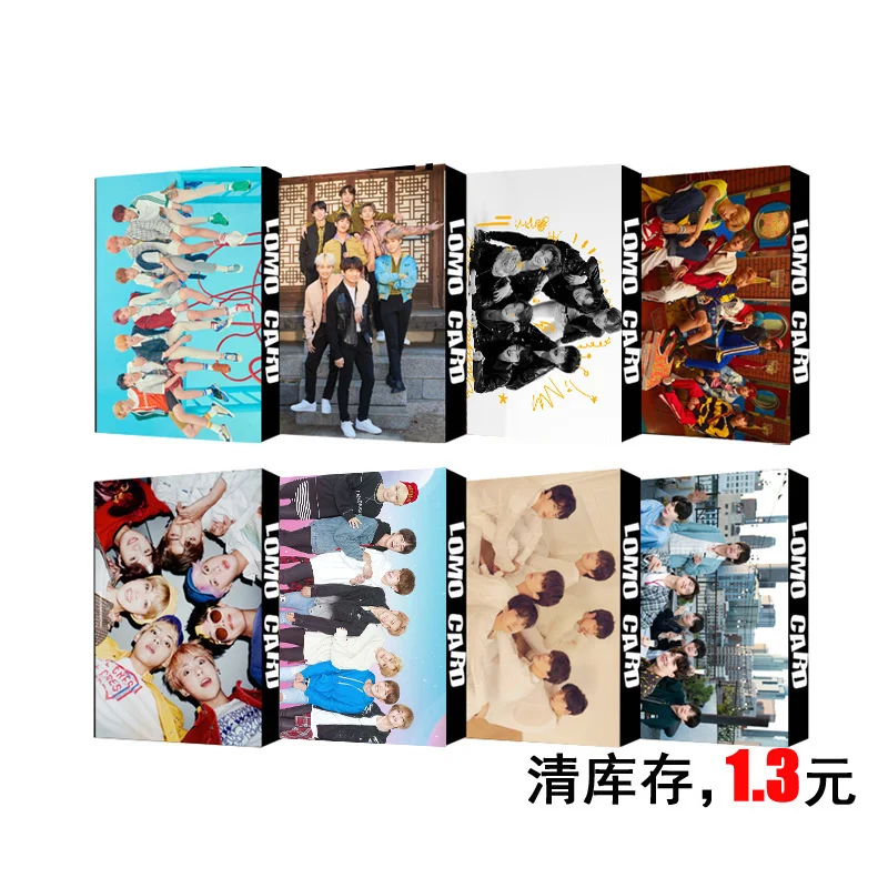 

KPOP Bangtan Boys with the same LOMO box set, random style, signed photo card, INS collection card, JIMIN JK gift fan Collection