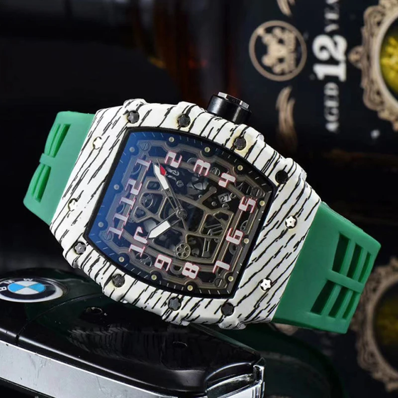 

Роскошные Кварцевые автоматические часы с календарем, мужские дизайнерские водонепроницаемые наручные часы