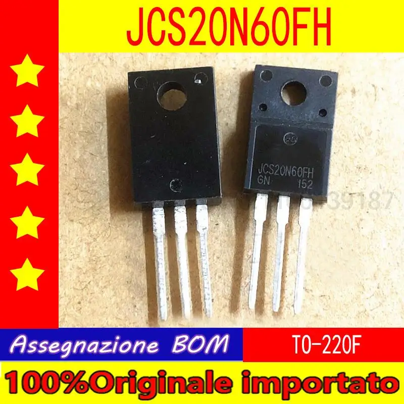 

10 шт./лот JCS20N60FH 20N60 TO-220F полевой транзистор 600V 20A