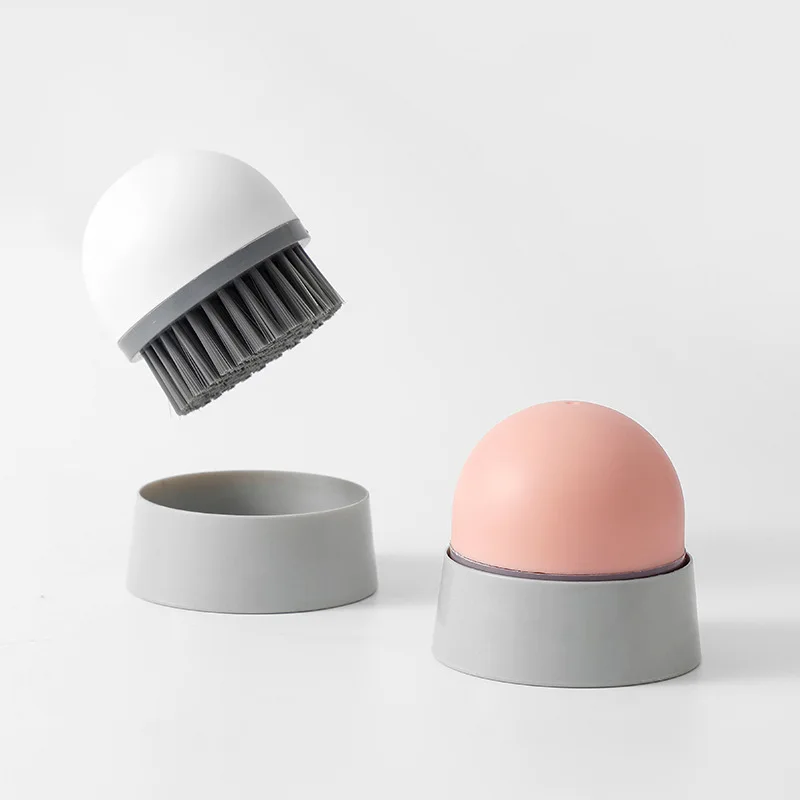 

Soft Fur Round Laundry Cleaning Brush Multifunction No Harm Shoes Clothes Scrub Brush Household Bathroom Cleaning Supplies