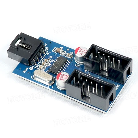 FOVORE USB разветвитель 9-контактный 1-2
