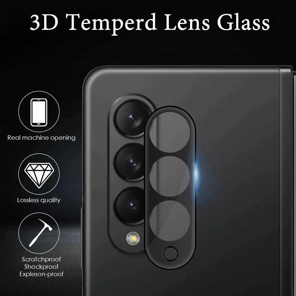 Защитная пленка для объектива 3D камеры Samsung Z Flip 4 Защитное стекло 3 Fold flip Back чехол |