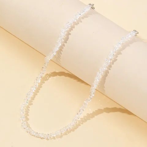 MOONBIFFY Чокер из стеклянных бусин