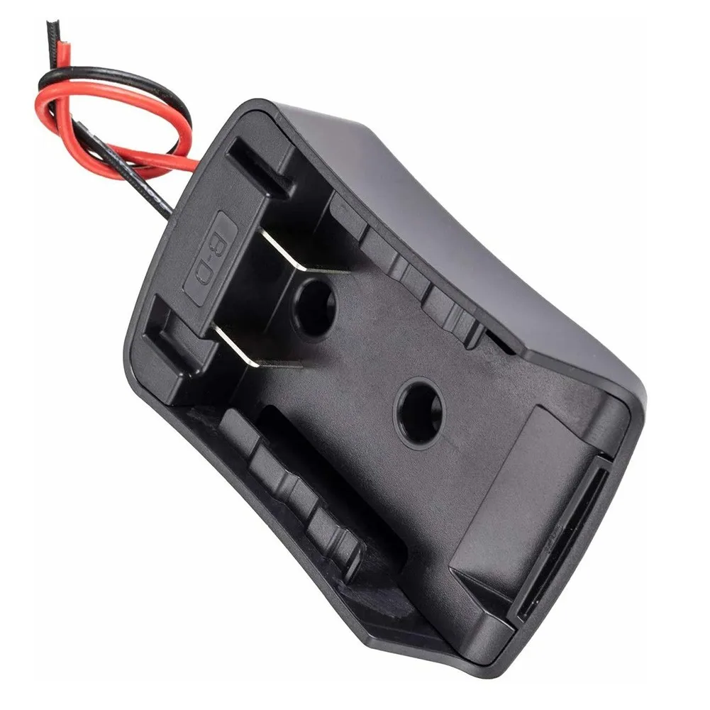 

1.8V Dock Power Connector Battery Adapter 12 Gauge Robotics Battery Converter Black For Black And Decker Plastic